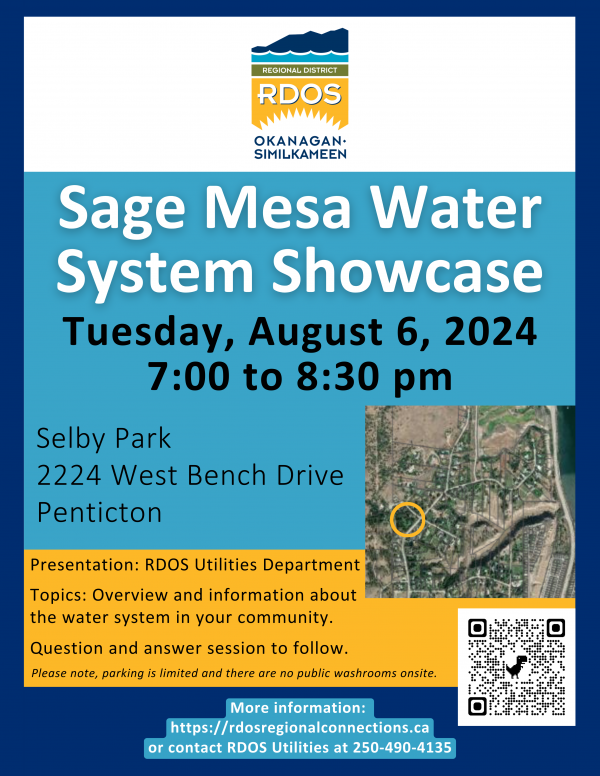 Sage Mesa Water System Showcase August 6