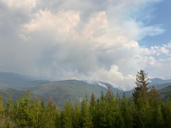 20240805 Calcite Creek Wildfire lookingSE