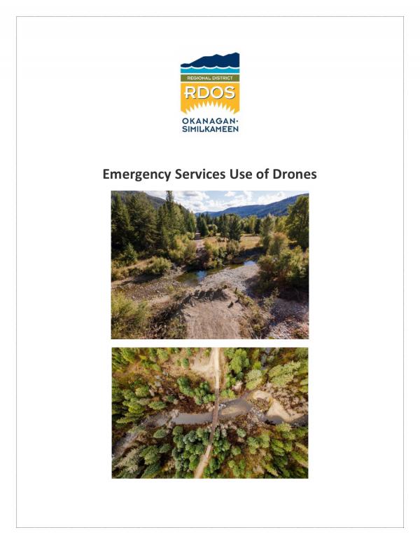 Emergency Services Use of Drones Cover