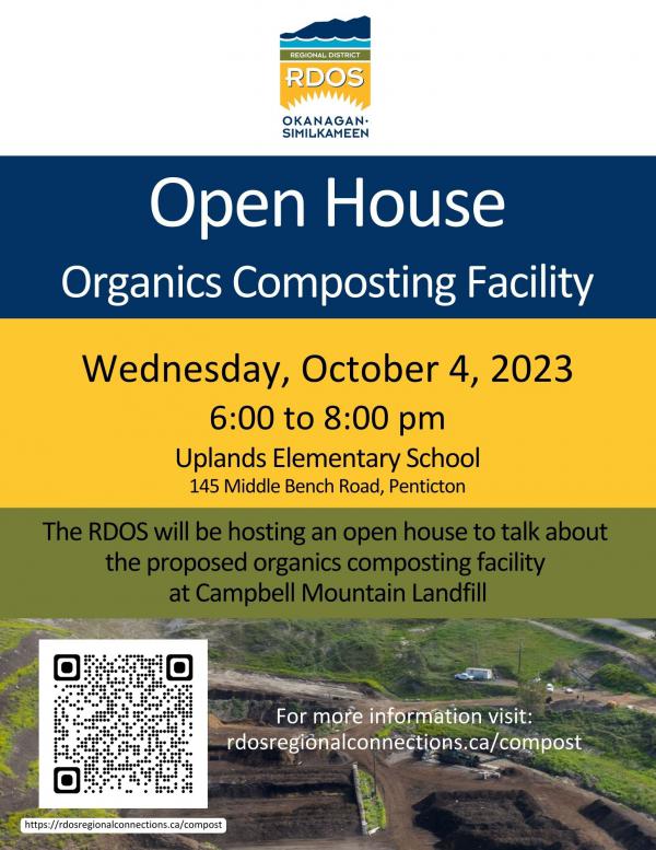 RDOS CMLF Compost Facility Open House POSTER 8.5 x 11 in